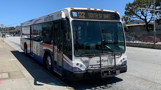 SamTrans 2010 Gillig BRT 35’ 530 on 122 [upl. by Cupo]