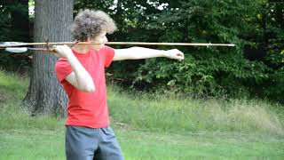 Throwing arrowspearlike darts with atlatls [upl. by Borras]