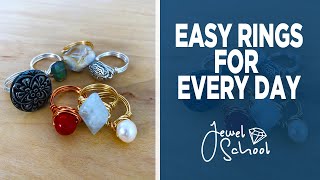 Easy Rings for Every Day  Jewelry 101 [upl. by Maury227]