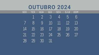 Agenda Fiscal  Outubro 2024 [upl. by Xuerd103]