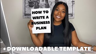 HOW TO WRITE A BUSINESS PLAN STEP BY STEP  TEMPLATE  9 Key Elements [upl. by Speroni86]