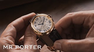 Best Of Two Cartier Dress Watches  MR PORTER [upl. by Olraced]