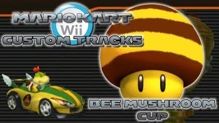 Mario Kart Wii Custom Tracks  Bee Mushroom Cup [upl. by Llatsyrc439]