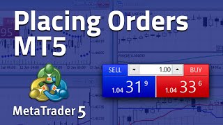 How to Place Orders on MetaTrader 5 [upl. by Itraa]