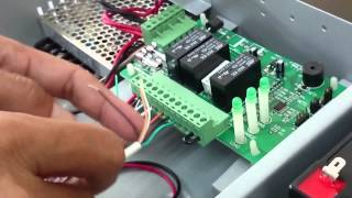 Door Access Control System  Part 1 Installing EMLock amp BIOXCESS Reader [upl. by Ennalyrehc]