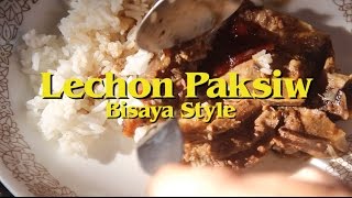 Lechon Paksiw Bisaya Style Recipe  Chedz Culinary Club Filipino Recipe [upl. by Siryt155]