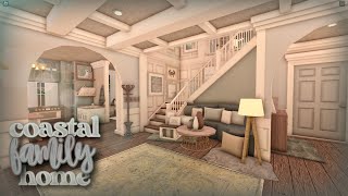 BLOXBURG  Coastal Family Home speedbuild [upl. by Downes]