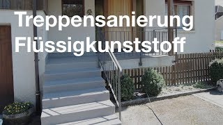 Treppensanierung mit Flüssigkunststoff [upl. by Noleta101]