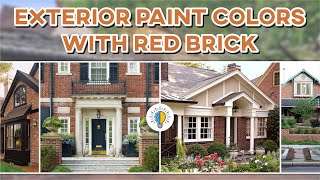 Exterior Paint Colors with Red Brick [upl. by Hazard]