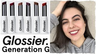 Glossier Generation G Swatches [upl. by Lacym]