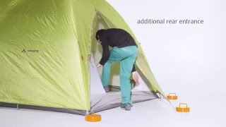 Campo Casa XT 5 P Set up Tutorial  VAUDE [upl. by Gennie]