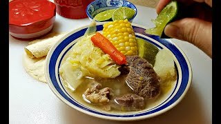 Beef Caldo Recipe  How to Make CALDO DE RES  Mexican Beef Soup Recipe [upl. by Ttehr]