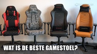 10 gamestoelen getest Dit is wat je moet weten [upl. by Ahsiekar683]