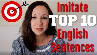 How to Pronounce TOP 10 English Sentences [upl. by Ellecrag]