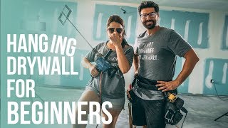 How To Hang Drywall for Beginners  Nestrs [upl. by O'Meara]