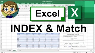 Excel INDEX and MATCH [upl. by Dej]