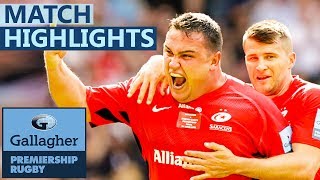 Exeter 3437 Saracens  Sarries Crowned Champs In Thriller Gallagher Premiership FINAL  Highlights [upl. by Romeo]