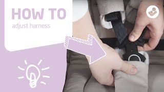 MaxiCosi  Zelia stroller  How to adjust harness [upl. by Iccir52]