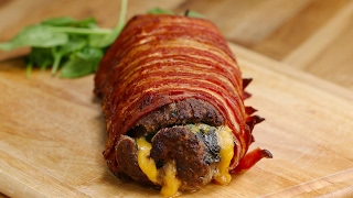 BaconWrapped Burger Roll [upl. by Jade]