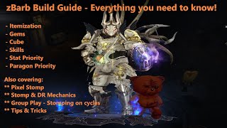 Diablo 3 zBarb Support Barbarian  Build amp Skills Guide amp Mechanics Everything you need to know [upl. by Rai]