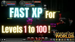 AQW Fast XP GUIDE For 2025 Level 1 to 100 AQWorlds [upl. by Susan]