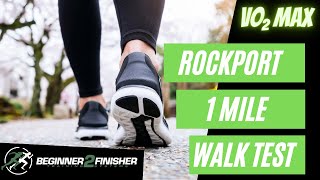 Rockport 1 Mile 16 km Walk Test  Easiest Way To Test Your VO2 Max [upl. by Dnaleel993]