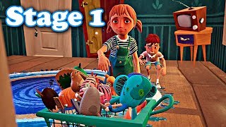 HELLO NEIGHBOR Hide amp Seek  Stage 1 Walkthrough  ALL Animal Toys Locations [upl. by Alene902]