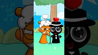 POV Pinky and Black Help Oren Full of Love  Incredibox Sprunki [upl. by Lissi777]