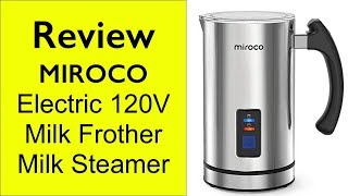 Review Miroco Milk Frother  How to make froth milk at home [upl. by Whitelaw]