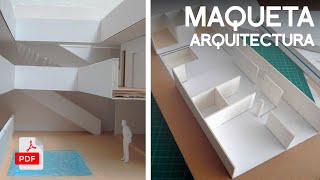 COMO SE HACE una MAQUETA de Arquitectura  Vol 2 Parte 1 [upl. by Ahsotan]