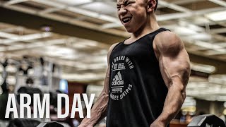 TRISTYN LEE Trains Arms  Full Workout EXPLAINED [upl. by Henigman]