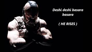 Banes Theme ExtendedLyrics He Rises [upl. by Bruno]