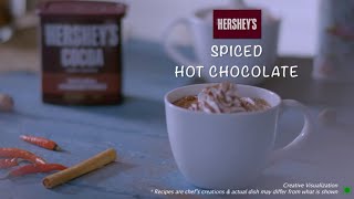 HERSHEYS Spiced Hot Chocolate  100 Recipes With HERSHEYS Syrup [upl. by Ecyak]