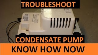 How to Troubleshoot a Condensate Pump [upl. by Olsen528]