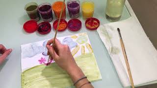 PINTURAS A BASE DE FRUTAS Y VEGETALES Michelle Rosenstock [upl. by Odranreb]