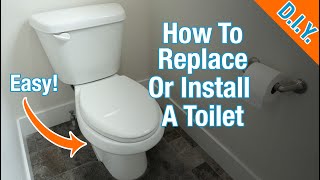 Replace A Toilet Complete StepbyStep Guide [upl. by Niledam]