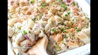 Tuna Macaroni Salad  Easy Pasta Salad Recipe  I Heart Recipes [upl. by Nnayram]