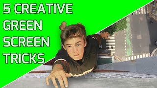 5 CREATIVE Green Screen TRICKS [upl. by Bak]