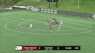 Towson Womens Lacrosse Falls to 9 Stony Brook 1114 [upl. by Rutger]