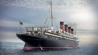 RMS Mauretania in colour [upl. by Sev]