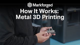 Metal 3D Printing Walkthrough  Markforged Metal X [upl. by Dualc459]