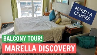 Marella Discovery Balcony Cabin Tour Tui [upl. by Libb]