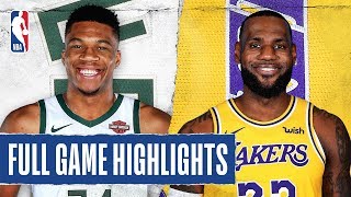 BUCKS at LAKERS  FULL GAME HIGHLIGHTS  March 6 2020 [upl. by Dirraj]