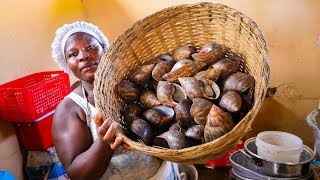 The Ultimate GHANA STREET FOOD TOUR  Jamestown WEST AFRICAN FOOD in Accra Ghana [upl. by Sadonia]