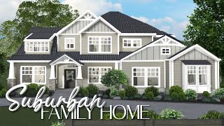 BLOXBURG Suburban Family Home  Part 1 [upl. by Dixon]