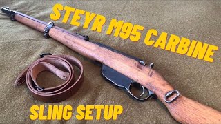 Steyr M95 Carbine Sling Setup [upl. by Anayi]