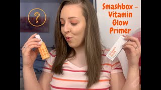 SMASHBOX PHOTO FINISH VITAMIN GLOW PRIMER  REVIEW [upl. by Fredericka578]