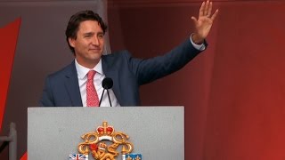 Justin Trudeaus Canada Day speech [upl. by Gagliano601]