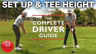 Set up and tee height for golf driver crucial tip [upl. by Pansie605]