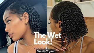 The Wet Look  Juicy Curls 3B3C Fine Hair  LovelyBryana [upl. by Thamora]